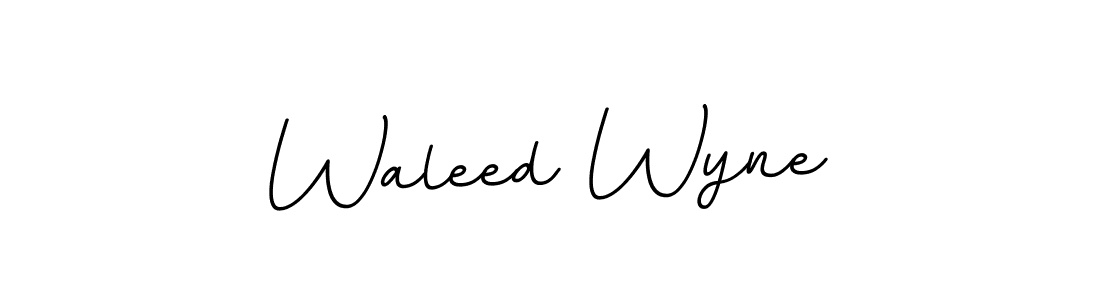 It looks lik you need a new signature style for name Waleed Wyne. Design unique handwritten (BallpointsItalic-DORy9) signature with our free signature maker in just a few clicks. Waleed Wyne signature style 11 images and pictures png