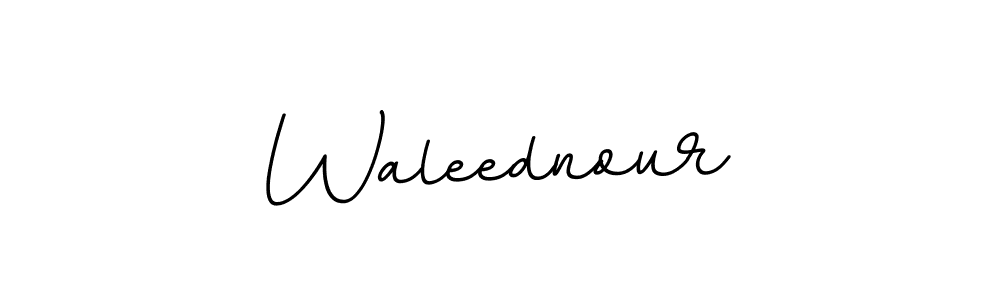 Create a beautiful signature design for name Waleednour. With this signature (BallpointsItalic-DORy9) fonts, you can make a handwritten signature for free. Waleednour signature style 11 images and pictures png