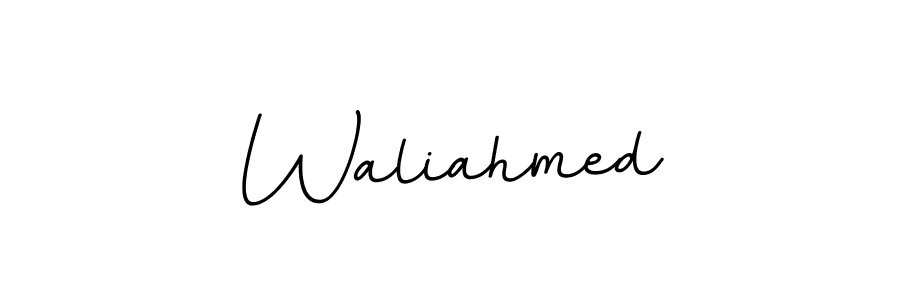 It looks lik you need a new signature style for name Waliahmed. Design unique handwritten (BallpointsItalic-DORy9) signature with our free signature maker in just a few clicks. Waliahmed signature style 11 images and pictures png