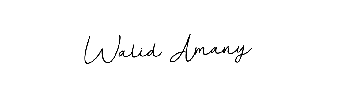 Make a beautiful signature design for name Walid Amany. Use this online signature maker to create a handwritten signature for free. Walid Amany signature style 11 images and pictures png