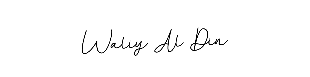 This is the best signature style for the Waliy Al Din name. Also you like these signature font (BallpointsItalic-DORy9). Mix name signature. Waliy Al Din signature style 11 images and pictures png