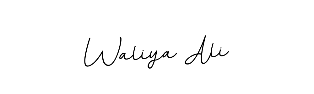 How to make Waliya Ali signature? BallpointsItalic-DORy9 is a professional autograph style. Create handwritten signature for Waliya Ali name. Waliya Ali signature style 11 images and pictures png