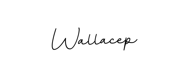 Design your own signature with our free online signature maker. With this signature software, you can create a handwritten (BallpointsItalic-DORy9) signature for name Wallacep. Wallacep signature style 11 images and pictures png