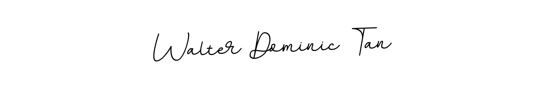 Use a signature maker to create a handwritten signature online. With this signature software, you can design (BallpointsItalic-DORy9) your own signature for name Walter Dominic Tan. Walter Dominic Tan signature style 11 images and pictures png