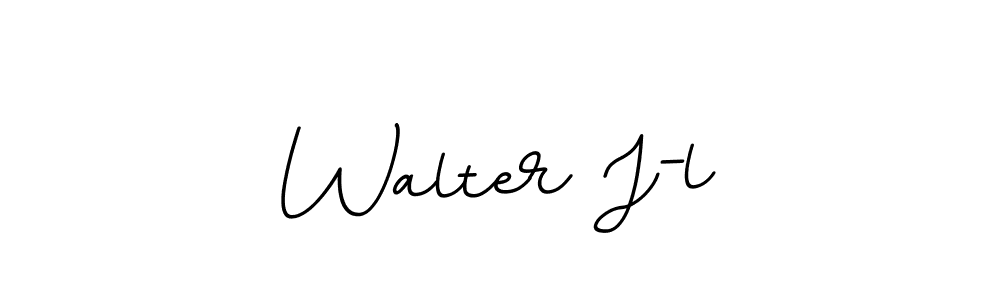 The best way (BallpointsItalic-DORy9) to make a short signature is to pick only two or three words in your name. The name Walter J-l include a total of six letters. For converting this name. Walter J-l signature style 11 images and pictures png