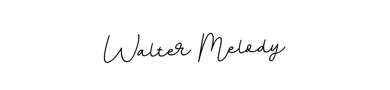 Use a signature maker to create a handwritten signature online. With this signature software, you can design (BallpointsItalic-DORy9) your own signature for name Walter Melody. Walter Melody signature style 11 images and pictures png