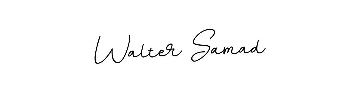 How to make Walter Samad name signature. Use BallpointsItalic-DORy9 style for creating short signs online. This is the latest handwritten sign. Walter Samad signature style 11 images and pictures png