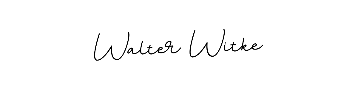 Use a signature maker to create a handwritten signature online. With this signature software, you can design (BallpointsItalic-DORy9) your own signature for name Walter Witke. Walter Witke signature style 11 images and pictures png