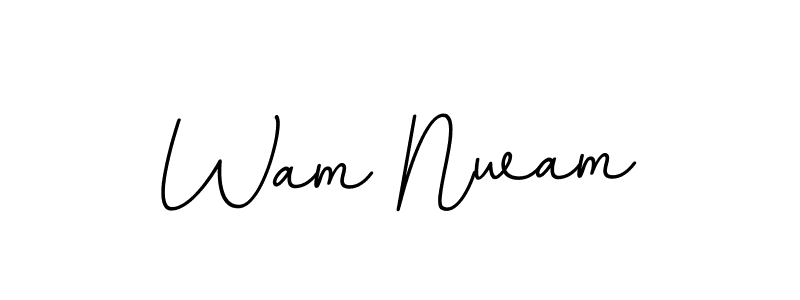 Check out images of Autograph of Wam Nwam name. Actor Wam Nwam Signature Style. BallpointsItalic-DORy9 is a professional sign style online. Wam Nwam signature style 11 images and pictures png