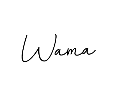 How to make Wama signature? BallpointsItalic-DORy9 is a professional autograph style. Create handwritten signature for Wama name. Wama signature style 11 images and pictures png