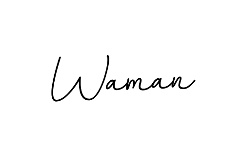 How to make Waman signature? BallpointsItalic-DORy9 is a professional autograph style. Create handwritten signature for Waman name. Waman signature style 11 images and pictures png