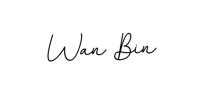 BallpointsItalic-DORy9 is a professional signature style that is perfect for those who want to add a touch of class to their signature. It is also a great choice for those who want to make their signature more unique. Get Wan Bin name to fancy signature for free. Wan Bin signature style 11 images and pictures png