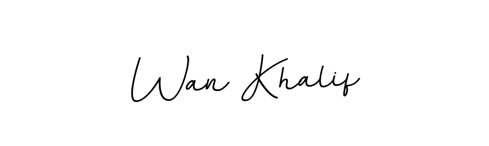 How to Draw Wan Khalif signature style? BallpointsItalic-DORy9 is a latest design signature styles for name Wan Khalif. Wan Khalif signature style 11 images and pictures png