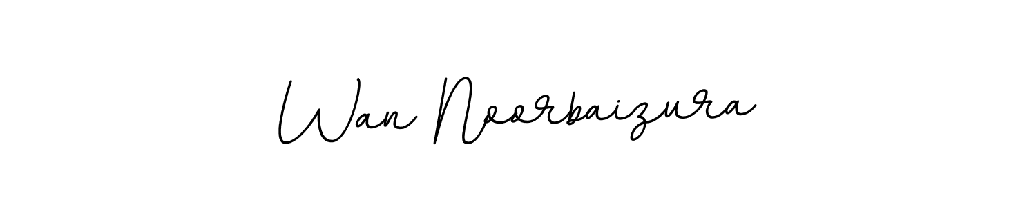 Also we have Wan Noorbaizura name is the best signature style. Create professional handwritten signature collection using BallpointsItalic-DORy9 autograph style. Wan Noorbaizura signature style 11 images and pictures png