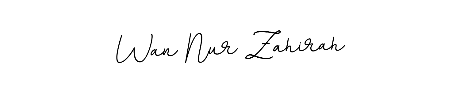 Make a beautiful signature design for name Wan Nur Zahirah. Use this online signature maker to create a handwritten signature for free. Wan Nur Zahirah signature style 11 images and pictures png