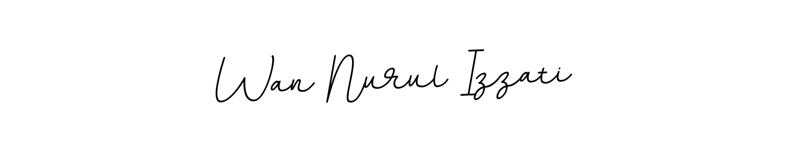 if you are searching for the best signature style for your name Wan Nurul Izzati. so please give up your signature search. here we have designed multiple signature styles  using BallpointsItalic-DORy9. Wan Nurul Izzati signature style 11 images and pictures png