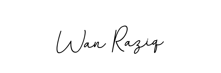 Also You can easily find your signature by using the search form. We will create Wan Raziq name handwritten signature images for you free of cost using BallpointsItalic-DORy9 sign style. Wan Raziq signature style 11 images and pictures png