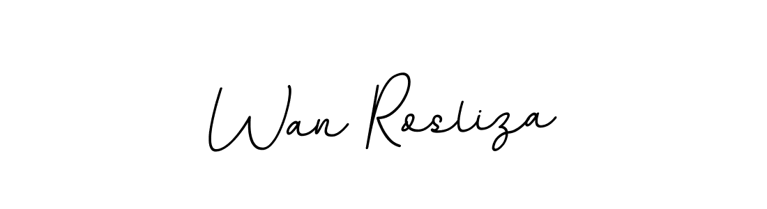 Make a beautiful signature design for name Wan Rosliza. Use this online signature maker to create a handwritten signature for free. Wan Rosliza signature style 11 images and pictures png