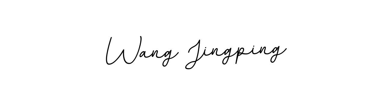 It looks lik you need a new signature style for name Wang Jingping. Design unique handwritten (BallpointsItalic-DORy9) signature with our free signature maker in just a few clicks. Wang Jingping signature style 11 images and pictures png