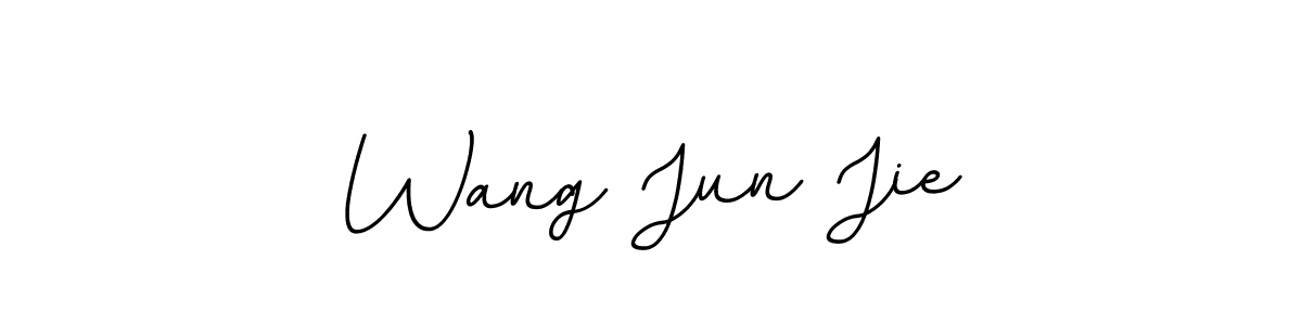Also You can easily find your signature by using the search form. We will create Wang Jun Jie name handwritten signature images for you free of cost using BallpointsItalic-DORy9 sign style. Wang Jun Jie signature style 11 images and pictures png