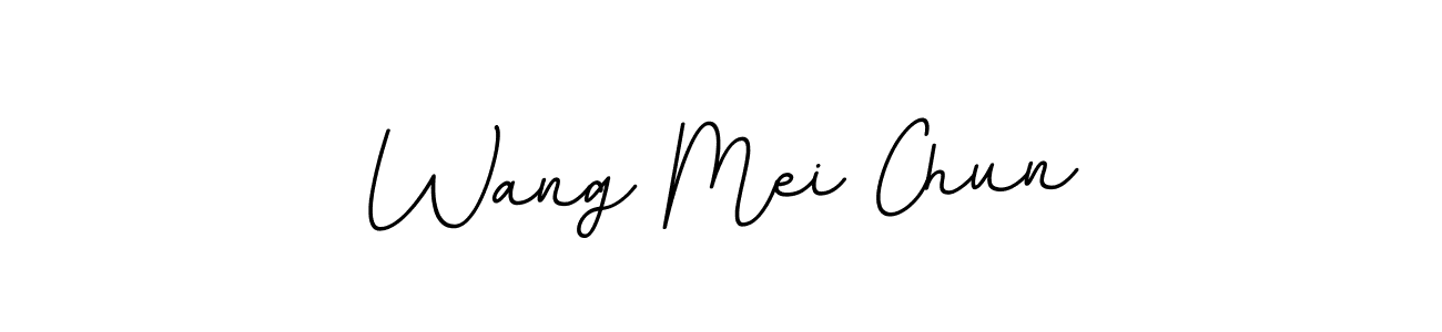 This is the best signature style for the Wang Mei Chun name. Also you like these signature font (BallpointsItalic-DORy9). Mix name signature. Wang Mei Chun signature style 11 images and pictures png