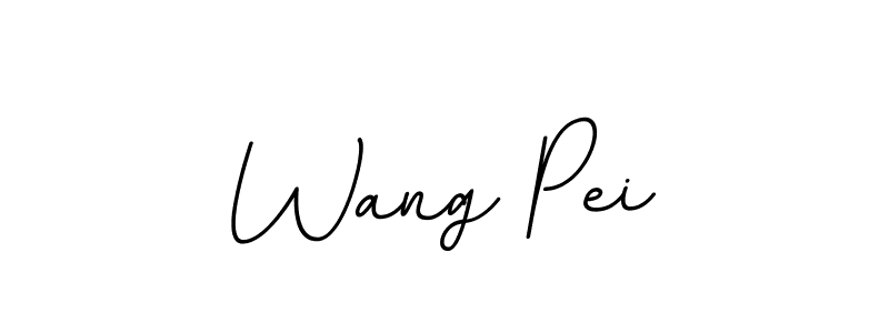 Similarly BallpointsItalic-DORy9 is the best handwritten signature design. Signature creator online .You can use it as an online autograph creator for name Wang Pei. Wang Pei signature style 11 images and pictures png
