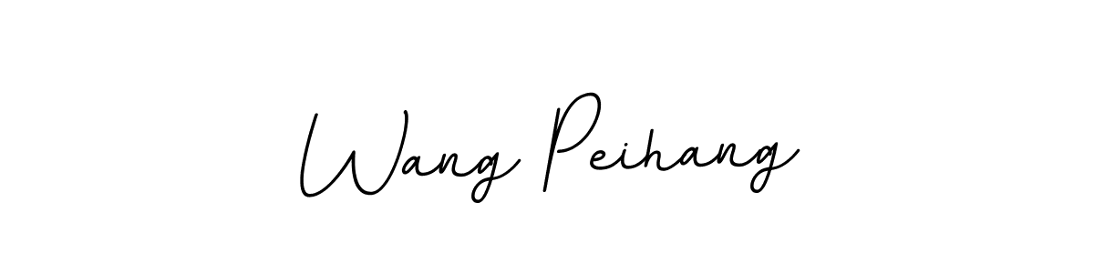 You should practise on your own different ways (BallpointsItalic-DORy9) to write your name (Wang Peihang) in signature. don't let someone else do it for you. Wang Peihang signature style 11 images and pictures png