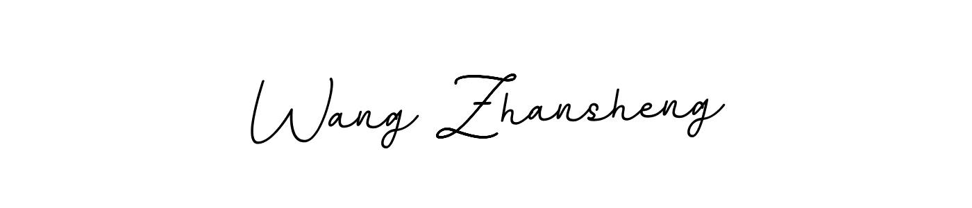 Once you've used our free online signature maker to create your best signature BallpointsItalic-DORy9 style, it's time to enjoy all of the benefits that Wang Zhansheng name signing documents. Wang Zhansheng signature style 11 images and pictures png