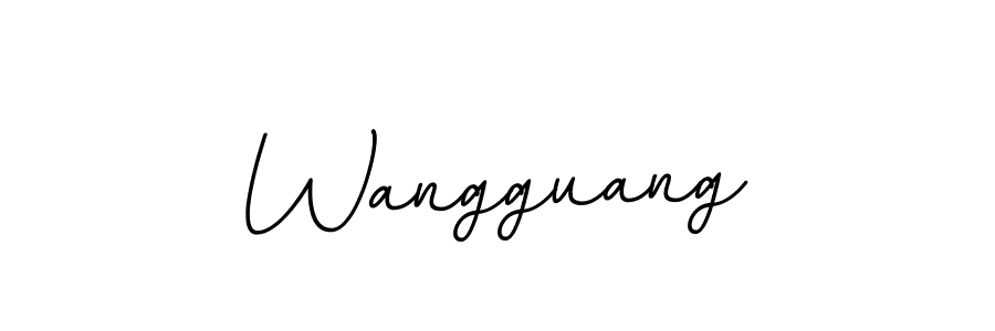 How to make Wangguang signature? BallpointsItalic-DORy9 is a professional autograph style. Create handwritten signature for Wangguang name. Wangguang signature style 11 images and pictures png