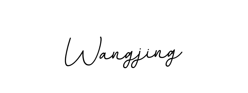 Use a signature maker to create a handwritten signature online. With this signature software, you can design (BallpointsItalic-DORy9) your own signature for name Wangjing. Wangjing signature style 11 images and pictures png