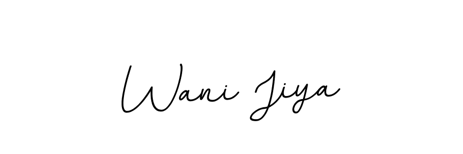 Once you've used our free online signature maker to create your best signature BallpointsItalic-DORy9 style, it's time to enjoy all of the benefits that Wani Jiya name signing documents. Wani Jiya signature style 11 images and pictures png