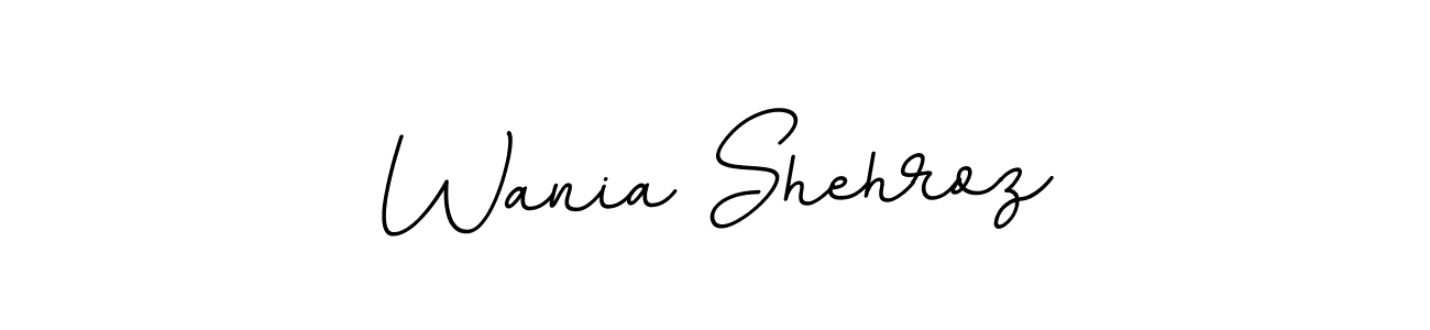 How to Draw Wania Shehroz signature style? BallpointsItalic-DORy9 is a latest design signature styles for name Wania Shehroz. Wania Shehroz signature style 11 images and pictures png