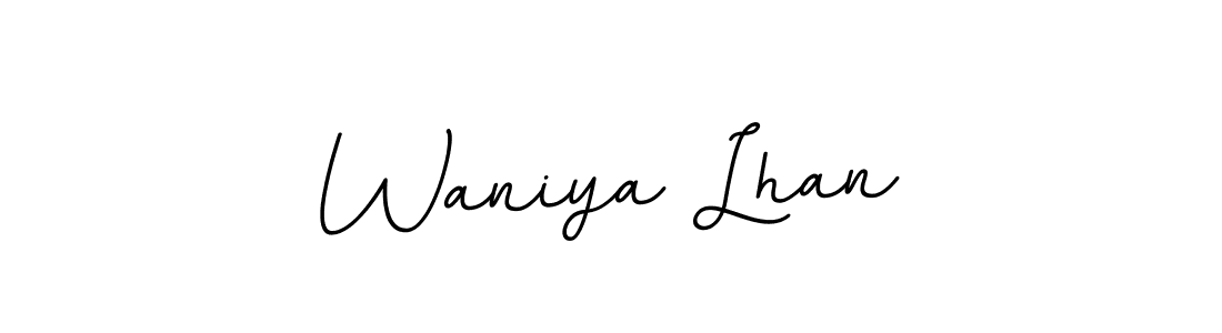 Similarly BallpointsItalic-DORy9 is the best handwritten signature design. Signature creator online .You can use it as an online autograph creator for name Waniya Lhan. Waniya Lhan signature style 11 images and pictures png