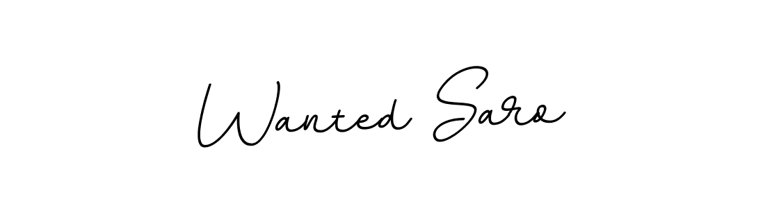 Also You can easily find your signature by using the search form. We will create Wanted Saro name handwritten signature images for you free of cost using BallpointsItalic-DORy9 sign style. Wanted Saro signature style 11 images and pictures png