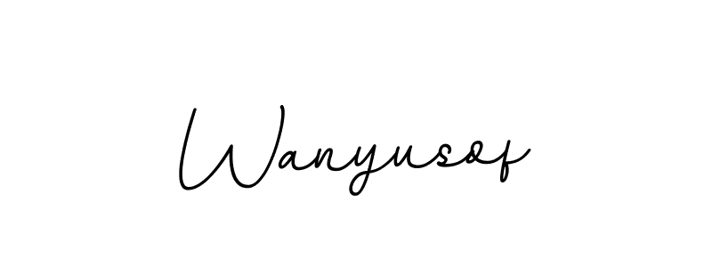 Make a beautiful signature design for name Wanyusof. Use this online signature maker to create a handwritten signature for free. Wanyusof signature style 11 images and pictures png