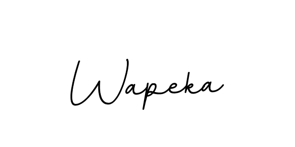 Also we have Wapeka name is the best signature style. Create professional handwritten signature collection using BallpointsItalic-DORy9 autograph style. Wapeka signature style 11 images and pictures png