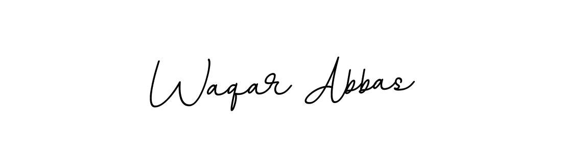Waqar Abbas stylish signature style. Best Handwritten Sign (BallpointsItalic-DORy9) for my name. Handwritten Signature Collection Ideas for my name Waqar Abbas. Waqar Abbas signature style 11 images and pictures png