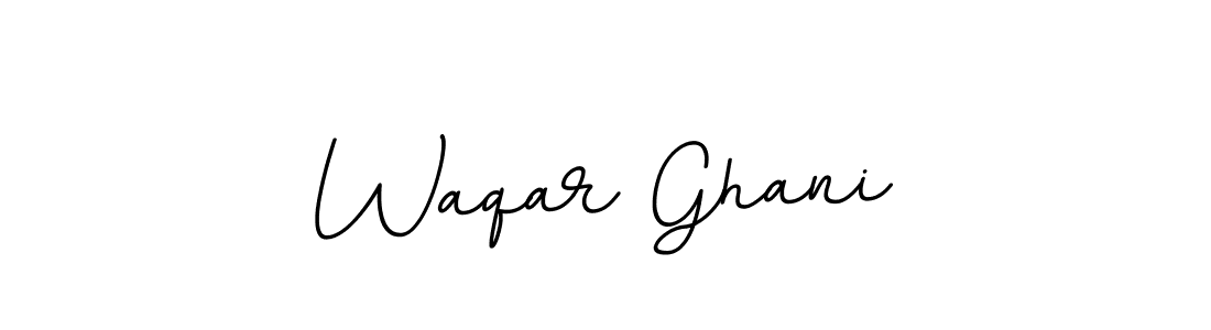 Create a beautiful signature design for name Waqar Ghani. With this signature (BallpointsItalic-DORy9) fonts, you can make a handwritten signature for free. Waqar Ghani signature style 11 images and pictures png