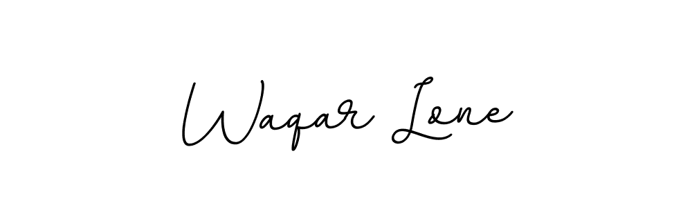 Create a beautiful signature design for name Waqar Lone. With this signature (BallpointsItalic-DORy9) fonts, you can make a handwritten signature for free. Waqar Lone signature style 11 images and pictures png