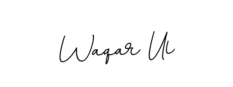 This is the best signature style for the Waqar Ul name. Also you like these signature font (BallpointsItalic-DORy9). Mix name signature. Waqar Ul signature style 11 images and pictures png