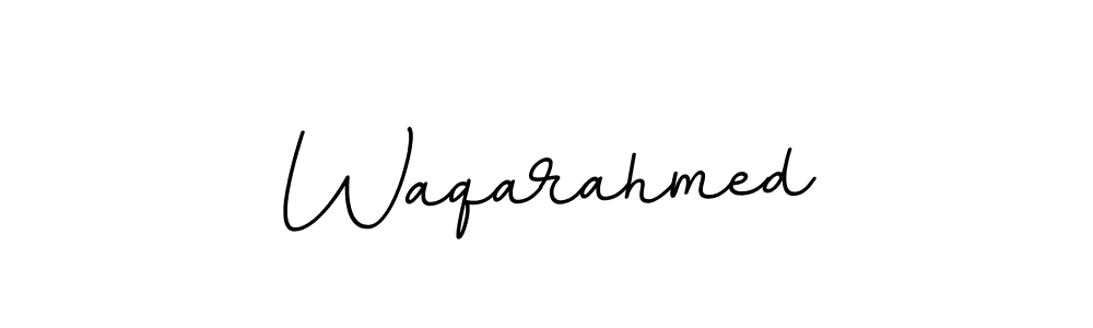 Waqarahmed stylish signature style. Best Handwritten Sign (BallpointsItalic-DORy9) for my name. Handwritten Signature Collection Ideas for my name Waqarahmed. Waqarahmed signature style 11 images and pictures png