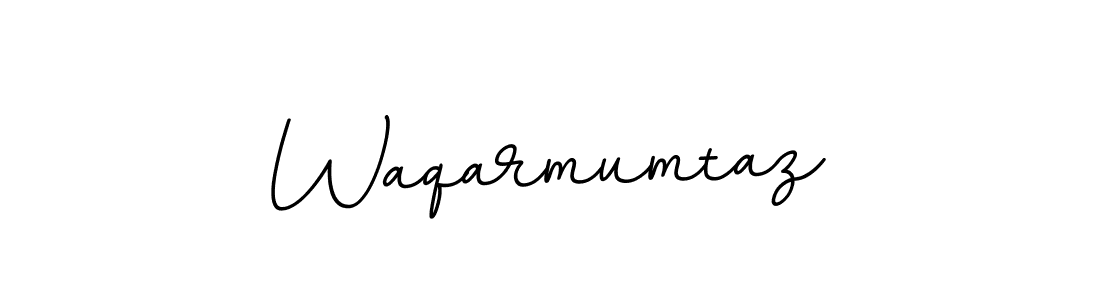 Make a beautiful signature design for name Waqarmumtaz. With this signature (BallpointsItalic-DORy9) style, you can create a handwritten signature for free. Waqarmumtaz signature style 11 images and pictures png