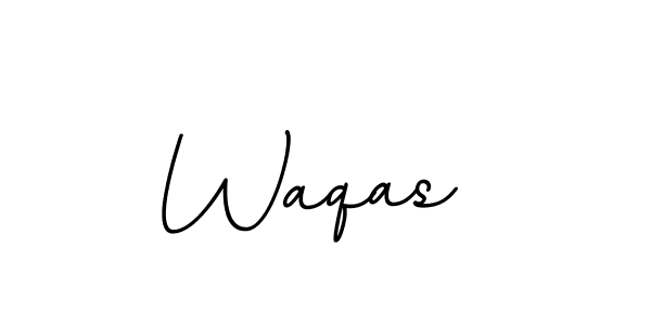 How to make Waqas  name signature. Use BallpointsItalic-DORy9 style for creating short signs online. This is the latest handwritten sign. Waqas  signature style 11 images and pictures png