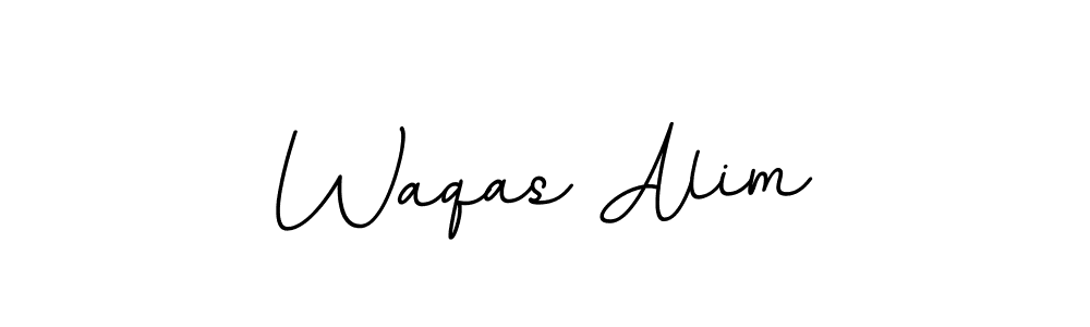 This is the best signature style for the Waqas Alim name. Also you like these signature font (BallpointsItalic-DORy9). Mix name signature. Waqas Alim signature style 11 images and pictures png