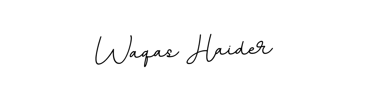 Waqas Haider stylish signature style. Best Handwritten Sign (BallpointsItalic-DORy9) for my name. Handwritten Signature Collection Ideas for my name Waqas Haider. Waqas Haider signature style 11 images and pictures png