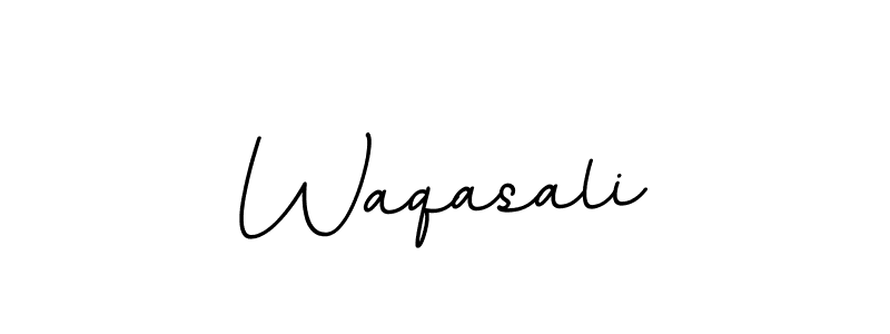 Design your own signature with our free online signature maker. With this signature software, you can create a handwritten (BallpointsItalic-DORy9) signature for name Waqasali. Waqasali signature style 11 images and pictures png