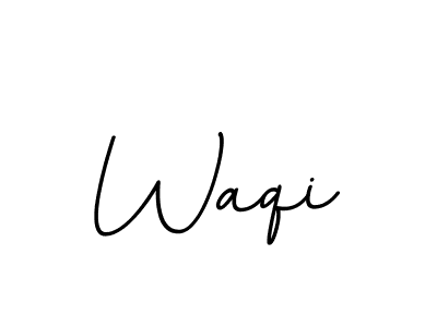 Make a beautiful signature design for name Waqi. Use this online signature maker to create a handwritten signature for free. Waqi signature style 11 images and pictures png