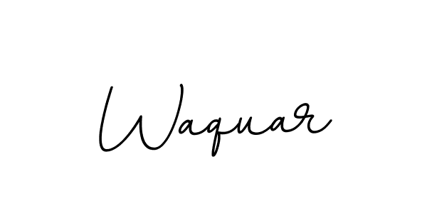 You should practise on your own different ways (BallpointsItalic-DORy9) to write your name (Waquar) in signature. don't let someone else do it for you. Waquar signature style 11 images and pictures png