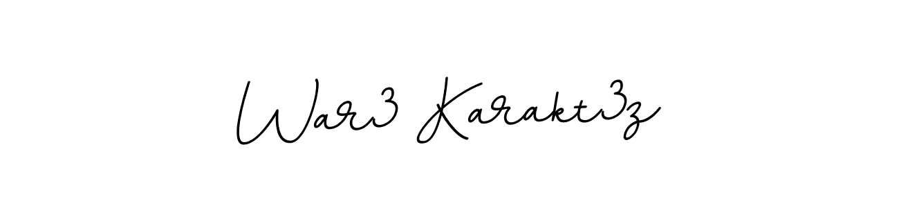 How to make War3 Karakt3z signature? BallpointsItalic-DORy9 is a professional autograph style. Create handwritten signature for War3 Karakt3z name. War3 Karakt3z signature style 11 images and pictures png