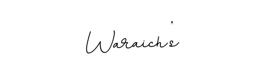 Also we have Waraich’s name is the best signature style. Create professional handwritten signature collection using BallpointsItalic-DORy9 autograph style. Waraich’s signature style 11 images and pictures png